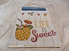 New Tropical Cocktails Drinks Tapestry Table Runner 13&quot; X 72&quot; Life Is Sweet - £15.87 GBP