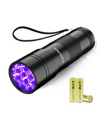 Vansky 12 LED UV Blacklight Flashlight, Ultra Violet Stain Detect - $11.07