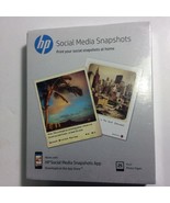 HP Photo Paper Regular Social Media Snapshots, (4x5 inch), 25 sheets - $6.79 CAD