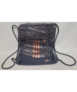 Adidas Alliance II Jersey Onix Grey/Rose Gold  Drawstring Sackpack - $22.76