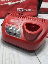 Milwaukee Tool M12 Fuel Battery Charger Branded Zippered Bag READ DESCRI... - $34.09
