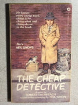 THE CHEAP DETECTIVE by Robert Grossbach (1978) Warner movie paperback 1st - £11.80 GBP