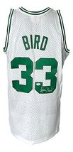 Larry Oiseau Signé Celtics Blanc M&amp;N Bois Classique Swingman Jersey PSA ITP - £305.10 GBP