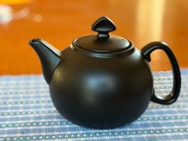 Chantel Teapot  1 quart black ceramic - $24.75