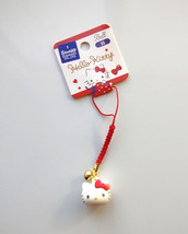 NWT Sanrio HELLO KITTY Mini Charm with Bell, Red Netsuke Phone Strap / K... - £6.42 GBP