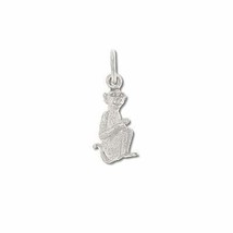 Sterling Silver Sitting Wise Monkey Pendant - £22.65 GBP
