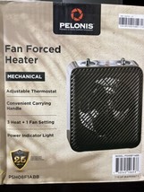 New Pelonis 1500W 3-Speed Electric Fan-Forced Space Heater, PSH08F1ABB, Black - £23.56 GBP