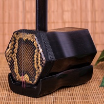 Yue Hu Yue Opera Erhu Ebony dragon head carving Chinese string instrument - $479.00
