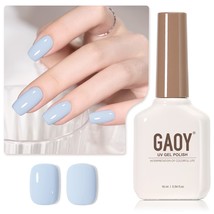 GAOY Pastel Blue Gel Nail Polish, 16ml Soak Off Gel Polish, - £79,699.18 GBP
