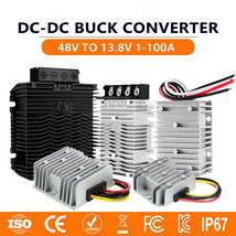 DC 36V/48V to 13.8V 5A-100A Step down Converter Power Buck Module for Go... - $28.03 CAD+
