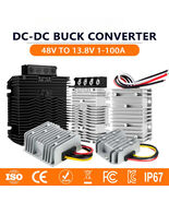 DC 36V/48V to 13.8V 5A-100A Step down Converter Power Buck Module for Go... - $27.95 CAD+