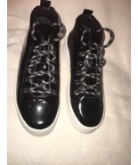 A7EIJE Eden Women Black Fashion Sneakers SZ 7.5 - $54.40 CAD