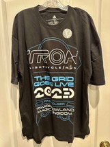 Disney Parks Tron Lightcycle Run Opening Day Annual Passholder Shirt L L... - $53.45