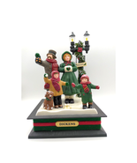 Vintage Holiday Creations Musical 1993 Dickens Christmas Caroling Scene ... - £29.56 GBP