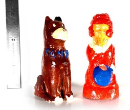 Little Orphan Annie &amp; Sandy Comic 3&quot; Salt &amp; Pepper Shakers (Circa 1930&#39;s) - $27.82