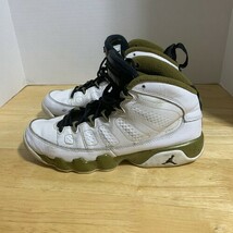 Nike Air Jordan Retro 23 BG &quot;Statue&quot; White Olive Green Size 7Y (302359 109) - $39.44