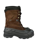 Kamik MensSize 8 Wide Nation Plus Winter Waterproof Dark Brown Boots Lac... - $1,090.94 MXN