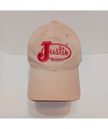 Justin Boots Baseball Hat Cap Logo Quarter Horse Congress Pink Embroider... - $213.64 MXN