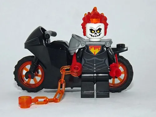 MBricks Female Ghost Rider Alejandra Jones with motorcycle Minifigure Co... - $8.28 CAD