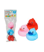 Three Piece Rubber Ducky Set Assorted Colors - £3.95 GBP