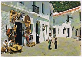 Spain Postcard Costa Del Sol Mijas Casa Rubio Typical Street - £2.81 GBP