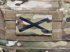 Saltire V1 Infrared Call Sign Patch Multicam Scotland Alabama AL St Andrew - $25.95