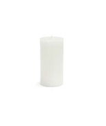 Zest Candle CPZ-082-12 3 x 6 in. White Pillar Candles-12pcs-Case - Bulk - $116.21