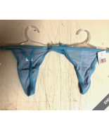 2-PACK Women&#39;s 100% Cotton Thong Underwear Quality Panties Blue Sz 5 / S... - $6.83 CAD