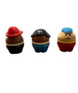 Vintage Little Tikes Toddle Tots 3 Figures AA Firefighter AA Girl &amp; Boy - $19.85 CAD