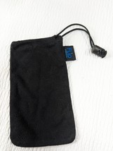 Flip Video Camera Pouch bag case black drawstring soft cover - $93.68 MXN