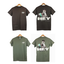 NWT Duck Dynasty Commander &quot;HEY&quot; Uncle Si 100% Cotton T-Shirt Brown/Gree... - £15.89 GBP