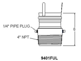 Heat Fab 9401FUL Saf-T Vent EZ Seal - 4&quot; Fulton Pulse Adapter - £39.14 GBP
