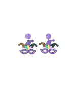 Fuqimanman2020 Mardi Gras Carnival Dangle Earrings Acrylic Mask Star Design - $182.68 MXN Fuqimanman2020 Mardi Gras Carnival Dangle Earrings Acrylic Mask Star Design - $182.68 MXN