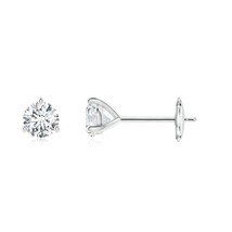 ANGARA Lab-Grown 0.46 Ct Round Diamond Martini Stud Earrings in 14K Gold - £593.77 GBP