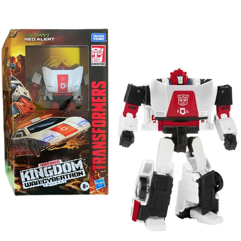 TAKARA TOMY Genuine Transformers Toys Kingdom Series Deluxe Level G1 Red Alert - £90.55 GBP