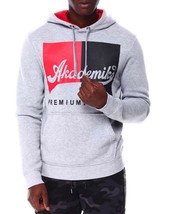 Akademiks Aka Retro Graphic Hoodie Size 2XL Color Gray,Red &amp; Black  by A... - £33.69 GBP