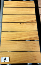 SEVEN PIECES SANDED THIN ARGENTINE OSAGE ORANGE LUMBER WOOD 12&quot; X 3&quot; X 1... - $39.55