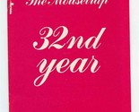 Agatha Christie&#39;s The Mousetrap Program 1983 St Martins Theatre London 3... - $13.86