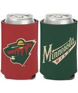 2Pack Minnesota Wild Can Cooler Cover 2-Sided Design - £11.79 GBP