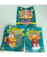 Lot Of 3 Garfield Baby Toys Rattles &amp; Squeeze Pals Jim Davis Package Dam... - $39.59