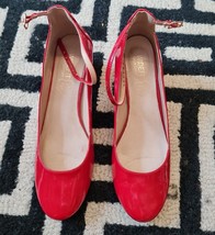 Red Court  High Heeled Shoes For Women Size 9uk Express Shipping - £17.69 GBP