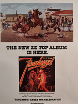 Vintage Ad Advertisement New ZZ TOP Album is here! Fandango! - £8.63 GBP