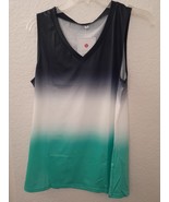 Etcyy New Women&#39;s Verigated Tank Top. Size M. Polyester Blend. PTP measu... - $20.58 CAD