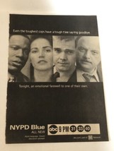 NYPD Blue Tv Guide Print Ad Dennis Franz Rick Schroeder TPA17 - £4.66 GBP