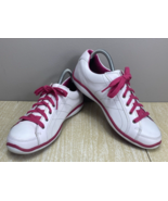 Footjoy LoPro 97246 Golf Shoes Womens Size 9M White Pink Spikeless - £14.78 GBP