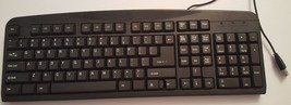 Black Wired iMicro Classic Series Basic 107 key Keyboard Model #KB-BL919EB - $3.96