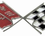 1968-1972 Corvette Emblem Front Cross Flag - $44.50