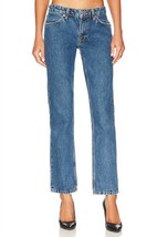 Re/done 70s low rise straight leg jeans in Blue Mere - size 24 - £118.40 GBP