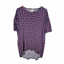 LuLaRoe Women&#39;s Disney Minnie Mouse Irma Tunic Size XS Red Blue Black - $17.78