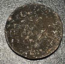 1737 Russie Empresses Anna Ivanovna AE Cuivre Polushka 1/4 Kopeck 2.65g ... - $9.89